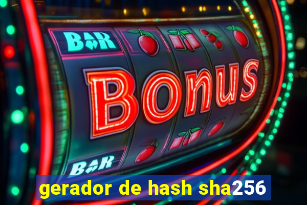 gerador de hash sha256